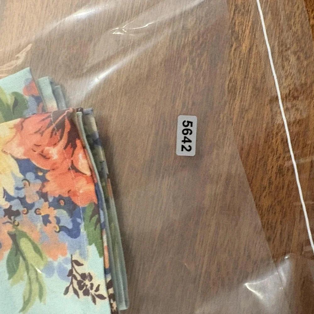 April Cornell Napkins Set of 2 Floral Square 20